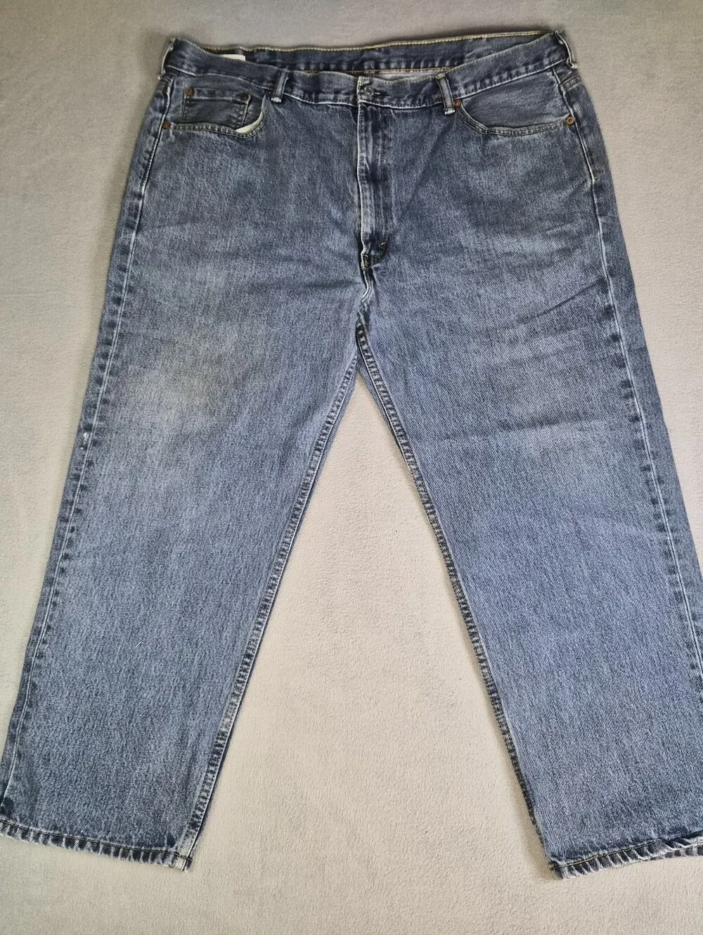 Levi's 550 straight leg blue jeans Size mens 44x29